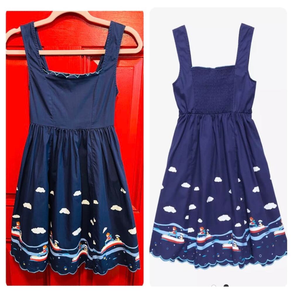 Size XXS Her Universe Studio Ghibli Ponyo Sosuke &‎ Ponyo Boat Tank Dress Anime